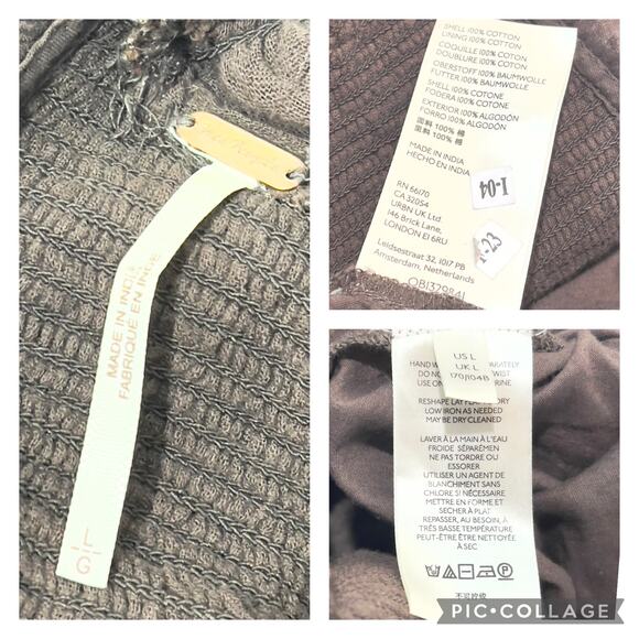 Free People SZ L Easy To Love Bubble Mini Dress - Picture 11 of 12